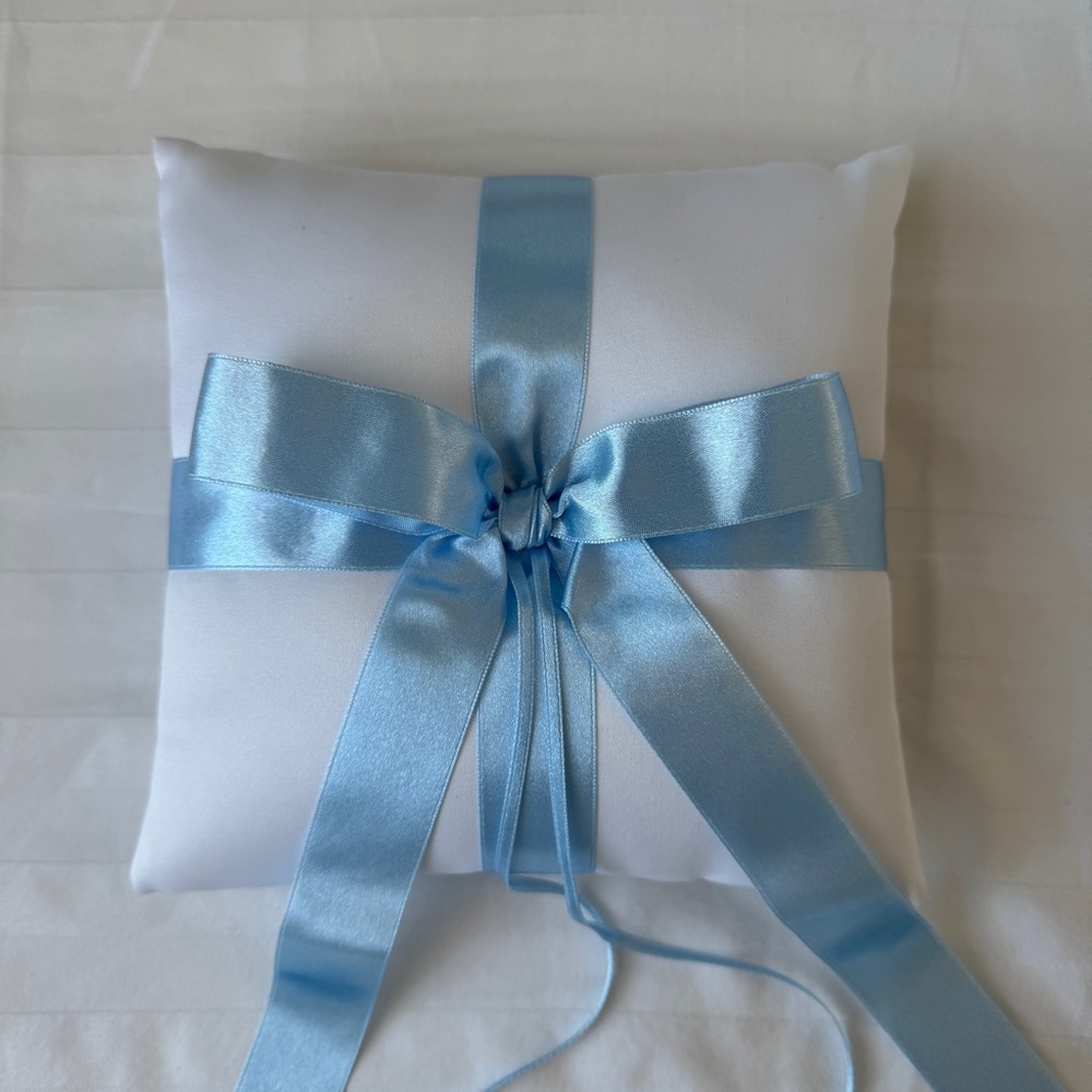 Handmade Satin Ring Bearer Cushion